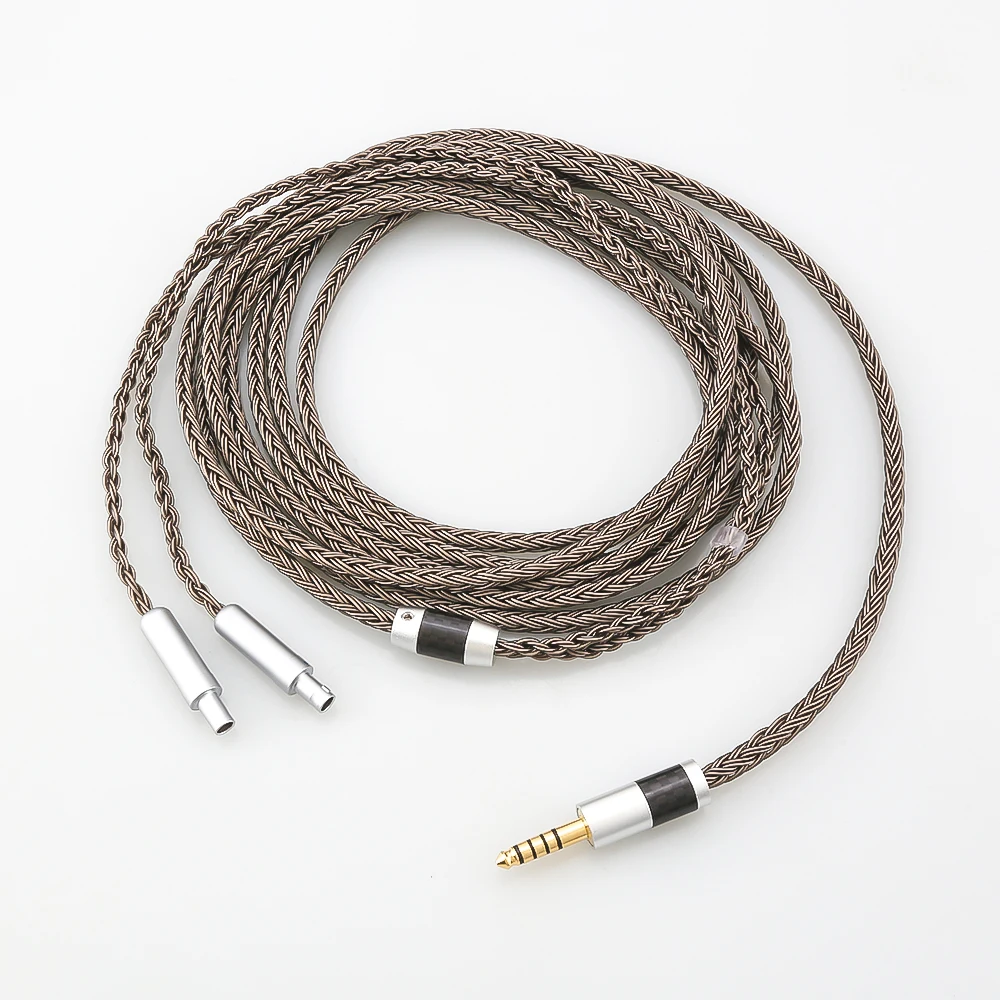 

HiFi 4 pin Xlr 4.4 2.5 mm 3.5 6.35 jack 16 Cores to Headphone Earphone Cable For Sennheiser hd 800 s hd800 hd800s