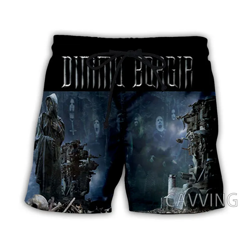 CAVVING 3D Printed  DIMMU BORGIR  Summer Beach Shorts Streetwear Quick Dry Casual Shorts Sweat Shorts for Women/men   G02