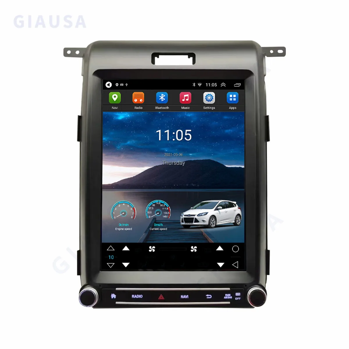12.3Inch Android CarPlay For Ford F150 Raptor 2009-2014 Car Radio Multimedia Player GPS Navi Vertical Touch Screen Head Unit