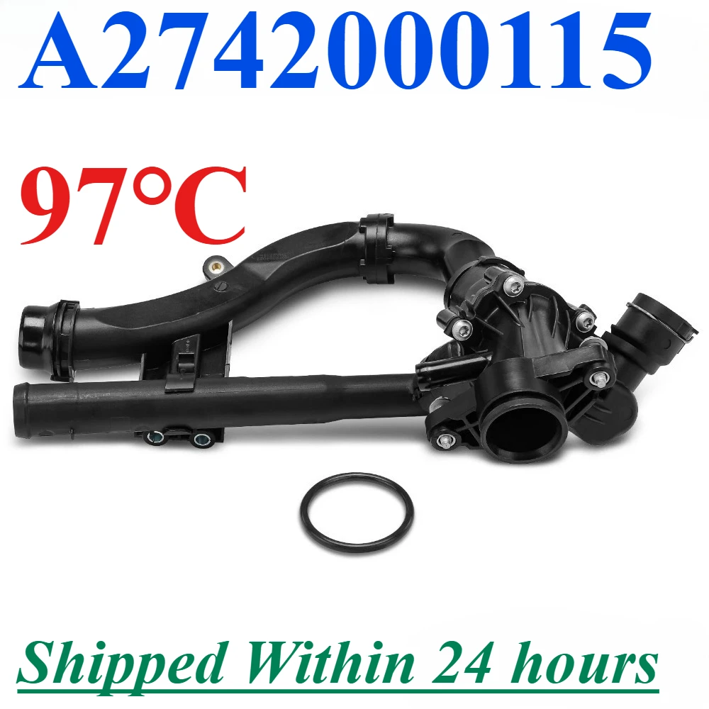 

A2742000115 A2742003100 For Mercedes Benz A207 A205 C205 C238 C253 S205 W205 Engine Coolant Thermostat Housing Cover Assembly