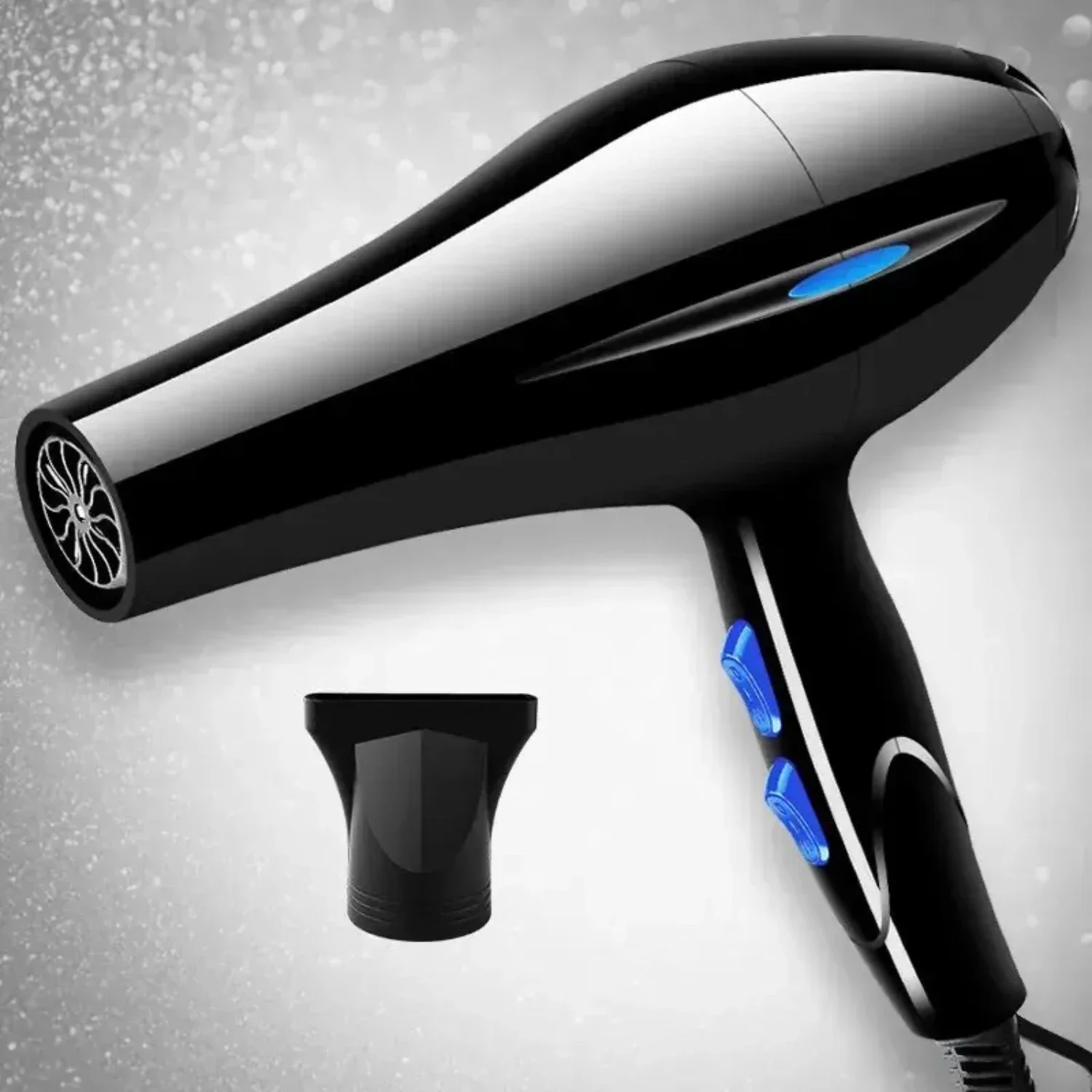 Bellissimi capelli facilmente con questo elegante asciugacapelli. Design ergonomico per uno Styling confortevole e senza sforzo. Doppia tensione per Worldw