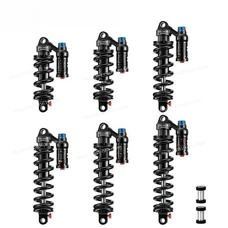 Coil Spring Rear Shock Absorber for MTB AM FR DH E-Bike, Mountain Bicycle Suspension Replacement Accessory
