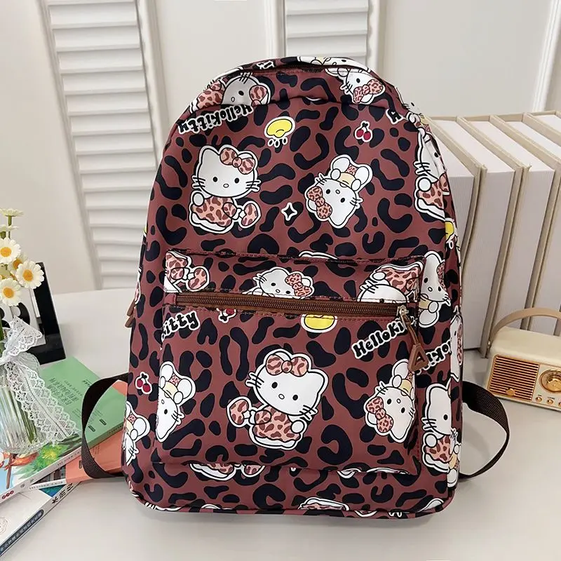 

Sanrio Backpack for Student Girl Large Capacity Hello Kitty School Bag Portable Cute Cartoon Lightweight Durable Fashion Trend