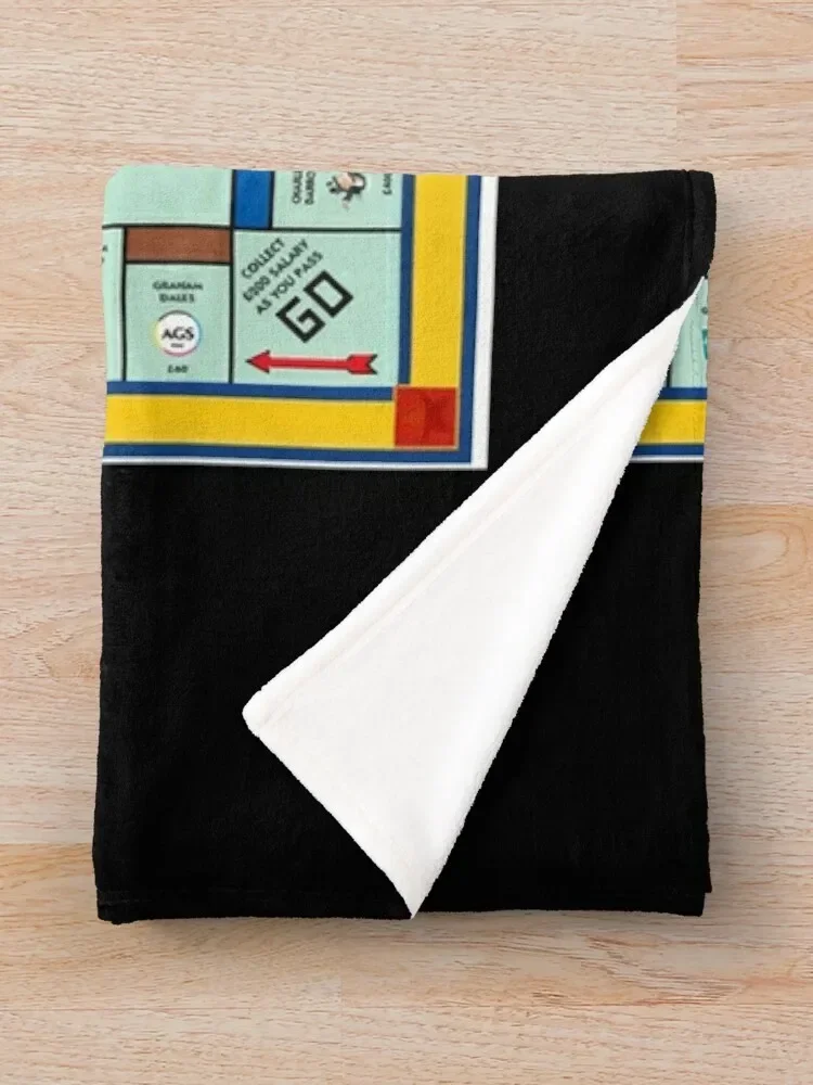 Monopoly Board Game Classic Throw Blanket Summer Blanket