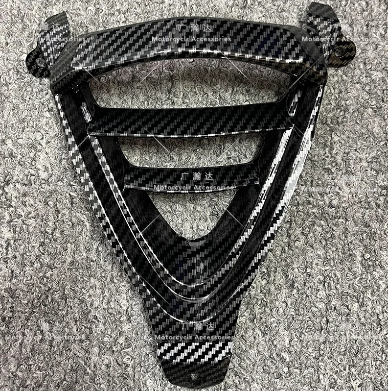 Fit For Triumph Daytona 675/R Carbon Fiber Paint 28Upper Center Nose Air Intake Ram Fairing 2009 - 2012