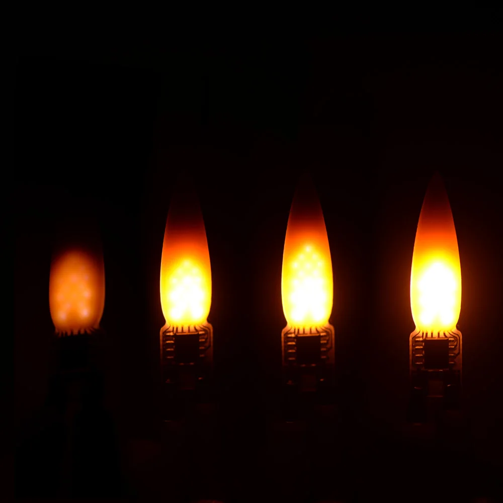 DC 3V Simulated Fire Flame for LED Candles DIY Model LED Lighting Lamp Parts LED Diode Decoration image 5
