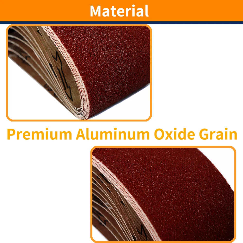 أحزمة صنفرة لسنفرة السنفرة ، أداة كشط ، خشب ، ناعم ، معدن ، ورق صنفرة ، صنفرة ، صنفرة من 40-من الجريات ، 10