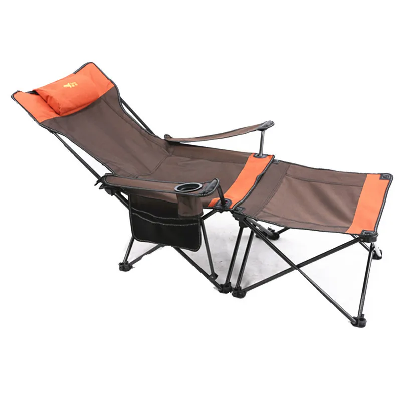 

Outdoor Furniture Custom Logo High Back Recliner Relax Lightweight Foldable Portable Adjustable Camping Chair