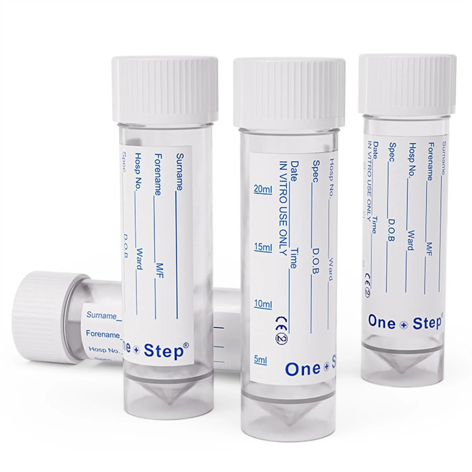 

15 Urine Sample Bottles 30ml Specimen Pot with Lid & Label for Lab Collection