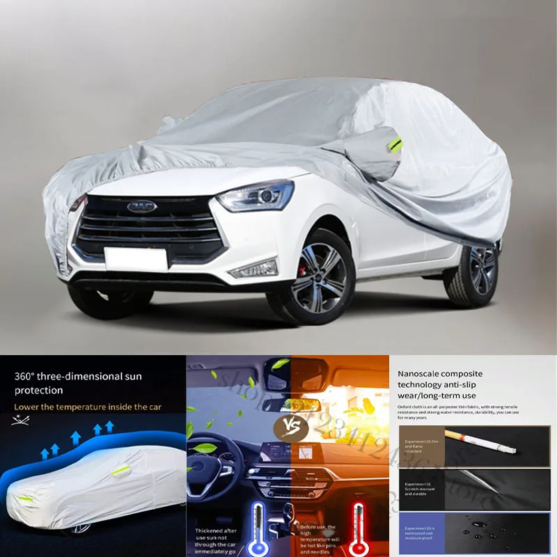 

For JAC Refine s2 fit Outdoor Protection Full Car Covers Snow Cover Sunshade Waterproof Dustproof Exterior Car cover