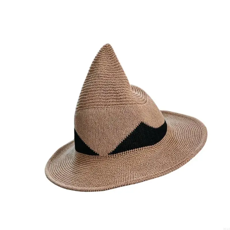 Wide Brims Witch Hat Foldable Wizard Cap for Halloween Party Costume Styling 964A