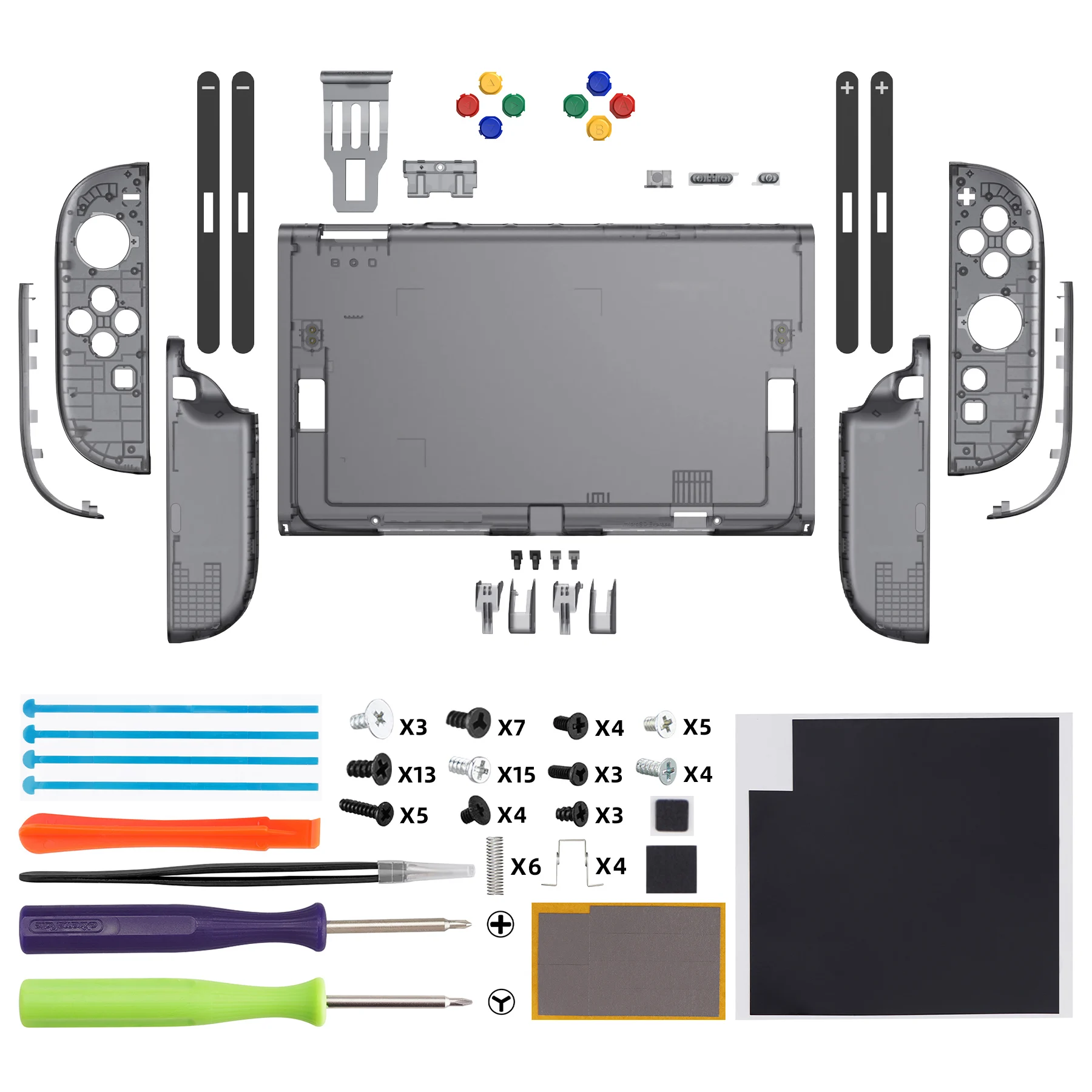 eXtremeRate DIY Replacement Shell Buttons for Nintendo Switch 2