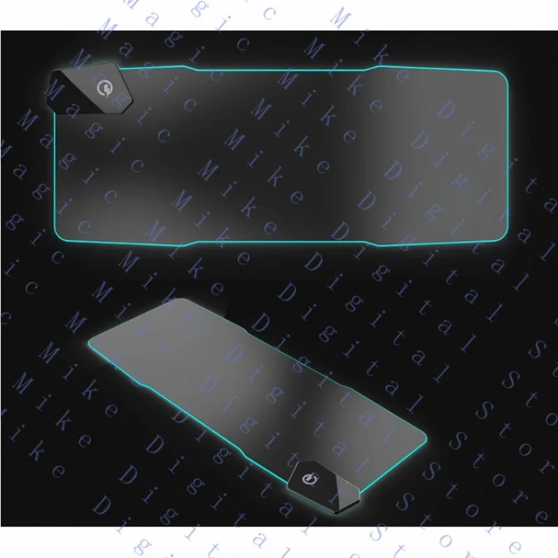 

Беспроводная зарядка Qi 15 Вт для Alienware, RGB-подсветка, коврик для клавиатуры и мыши для игрового компьютера