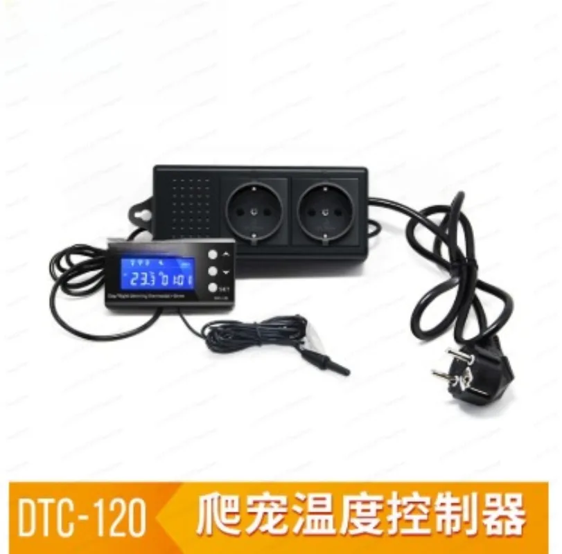 

Термостат для разведения, регулятор температуры, измеритель температуры Пии, таймер-амфибия, термостат для домашних животных DTC-120