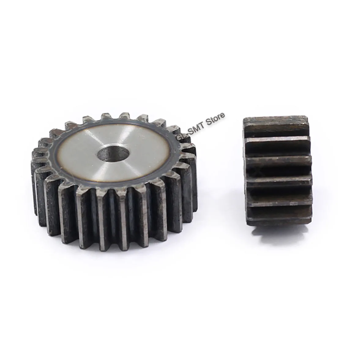 1Pcs 58-61 Tooth Module 2 Spur Gear Thick 20mm 45# Carbon Steel Metal Transmission Pinion Gear Process Hole 12/15/16mm