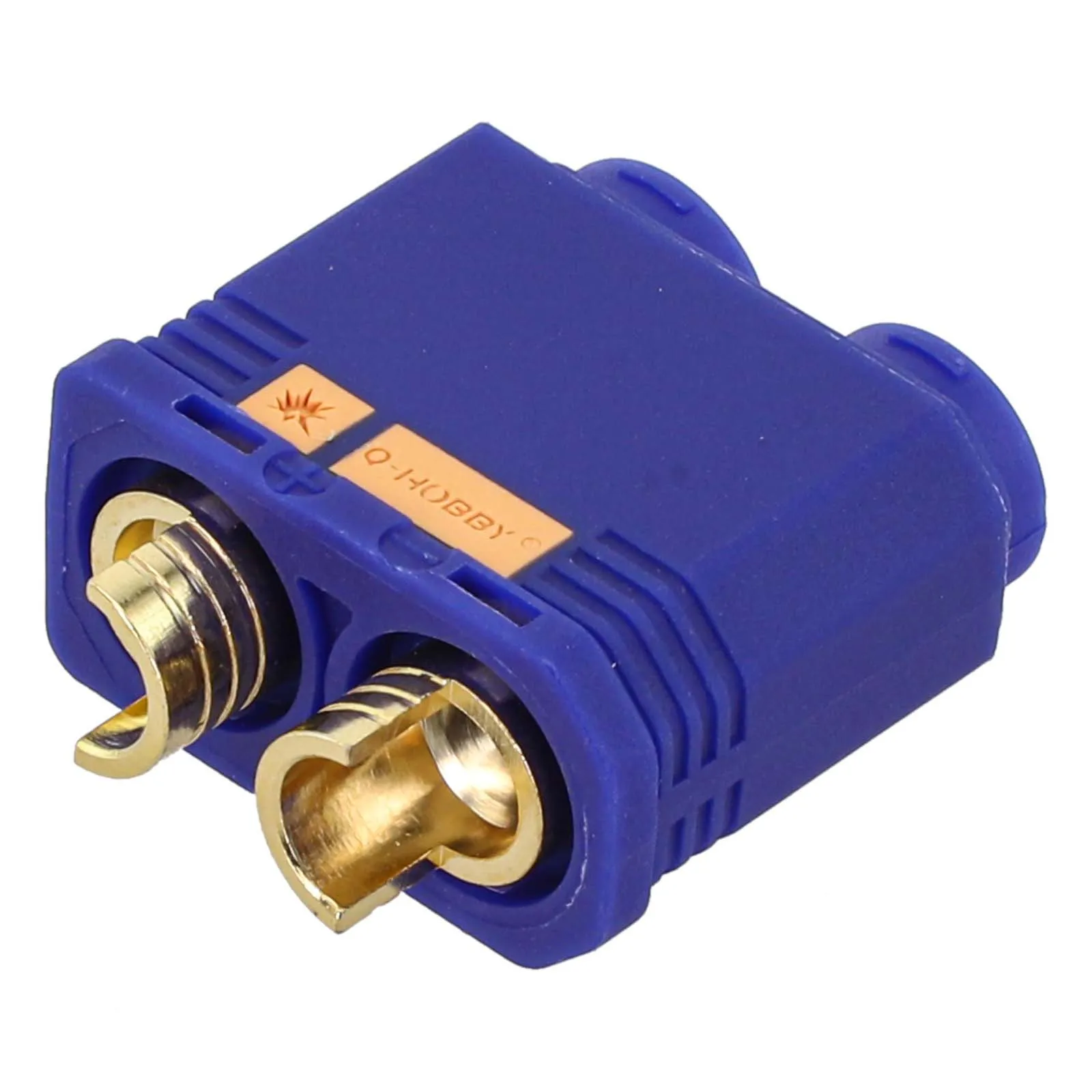 QS8S Heavy Duty Battery Connector Spark Proof Gold Connector High Power 8-10AWG 8mm Gold Plated Copper 130A 200A