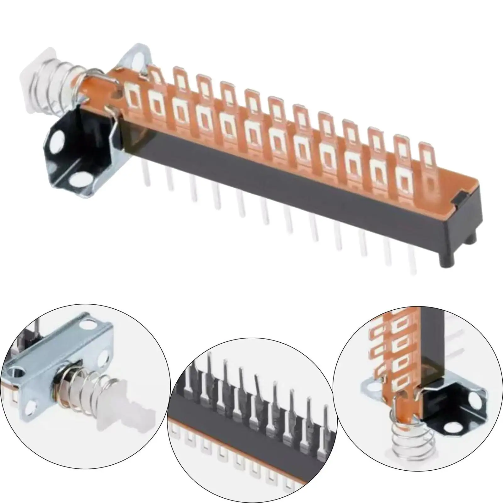 Push Button Switch for Electronics Easy to Use Mechanism Design Self Locking