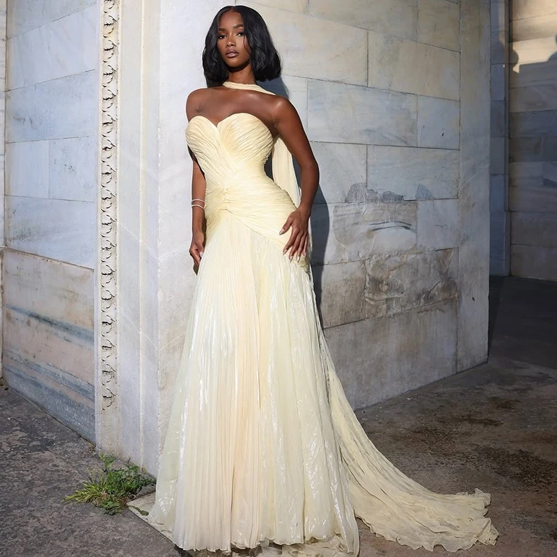 

Thinyfull Formal Mermaid Prom Evening Dresses Sweetheart Backless Satin Party Dress Maxi Night Cocktail Prom Gowns Customized