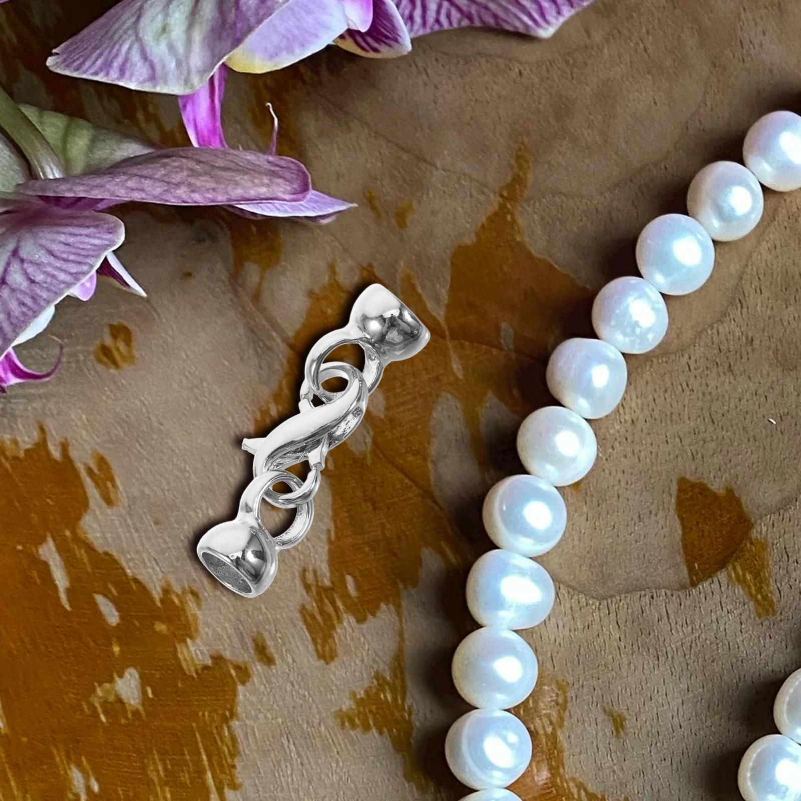 

Copper Lobster Claw Bell Buckle Clasp for DIY Pearl Necklace Bracelet Jewelry Fasteners Layered Connectors Metal Necklace