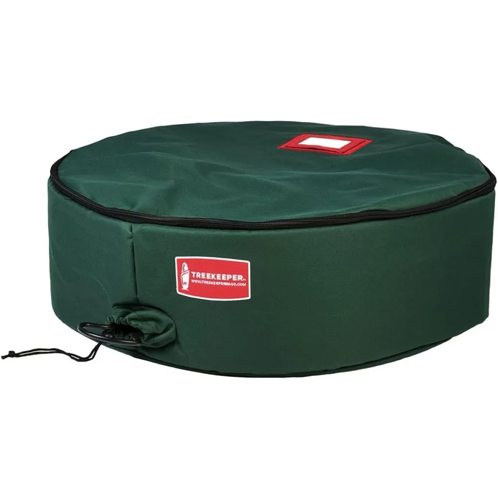 Storage Box, for Christmas Wreath Up To 60 Inches in Diameter | Bag Hooks Directly To Your Wire Wreath, Storage Box