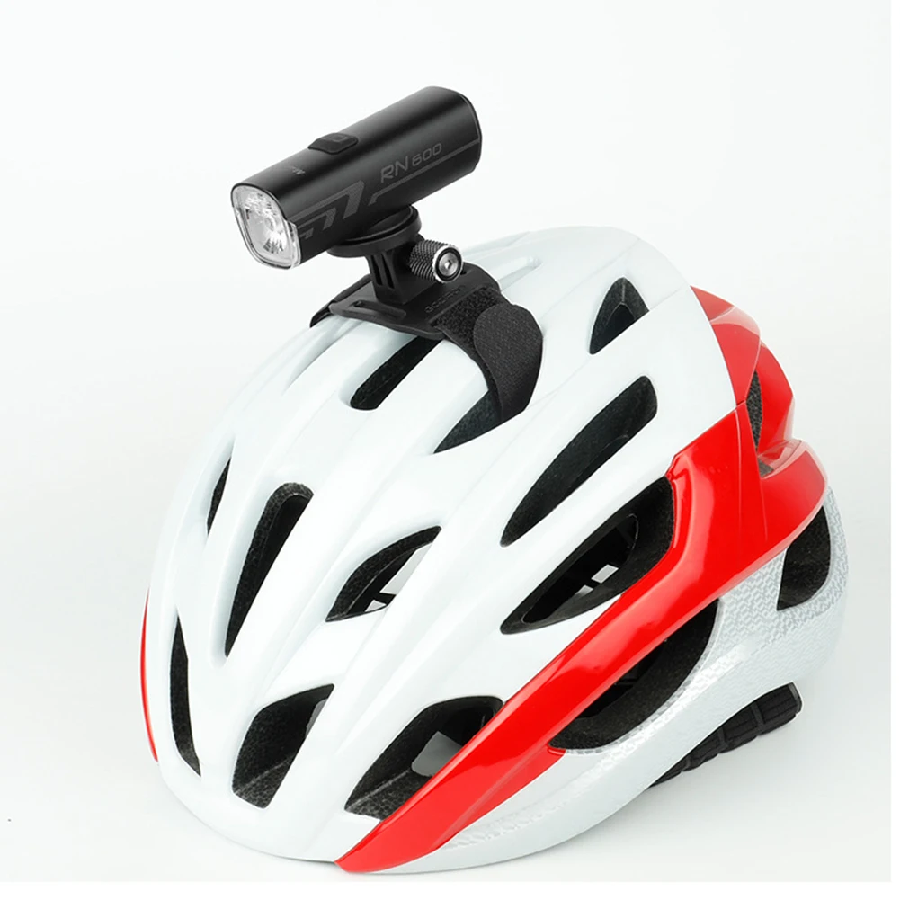 Bike Head Light Stand Holder Helmet Mount Base Bike Headlight Stand Bicycle Torch Lamp Bracket For-Gopro Cycling Parts