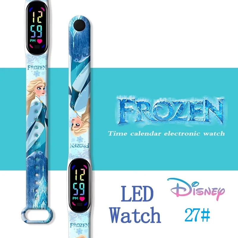 

Disney Frozen Children Watches Girls Waterproof Sport Touch Screen Watch for Women Waterproof Digital Clock Bracelet Gifts