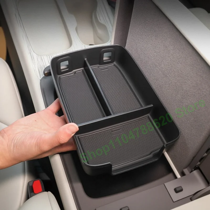

For NIO ES8 2026 Car Armrest Box Placement Central Control ABS Storage Box Accessories