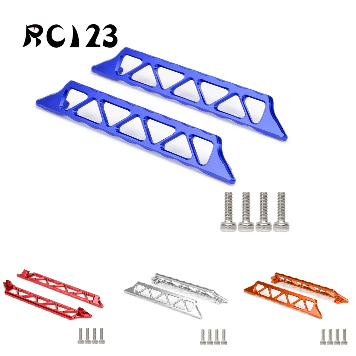 

2P Aluminum Alloy #7723 Side Trail Nerf Bars For RC Car Crawler 1/5 Traxxas X Maxx X-Maxx 6S 8S 77076-4 77086-4 Accessories