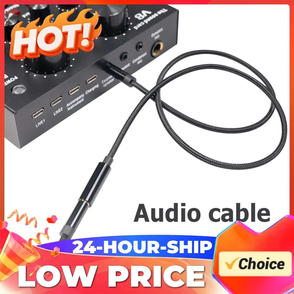 Portable Male to Female Headphone Cable 3.5mm Port Male to Female Aux Cable for Car Earphone Speaker Accessories