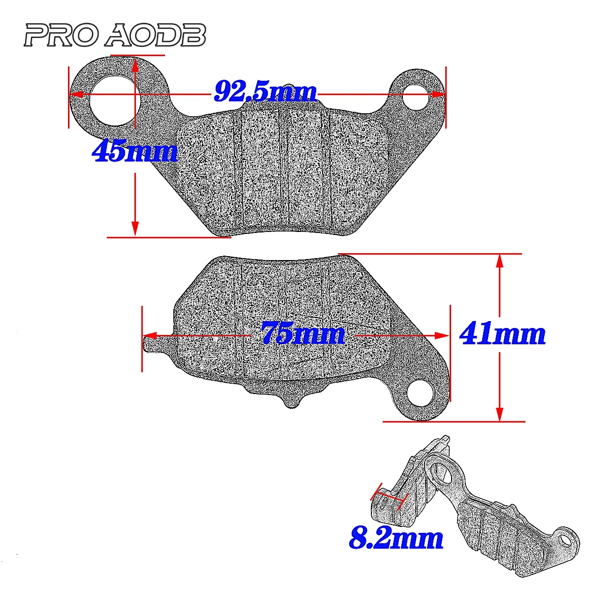 Motorcycle Accessories Front Brake Pads For SYM XS110T-A TAKING110 For SUZUKI UU125T UY125 UU UY 125T HAOJUE VX125 VD125