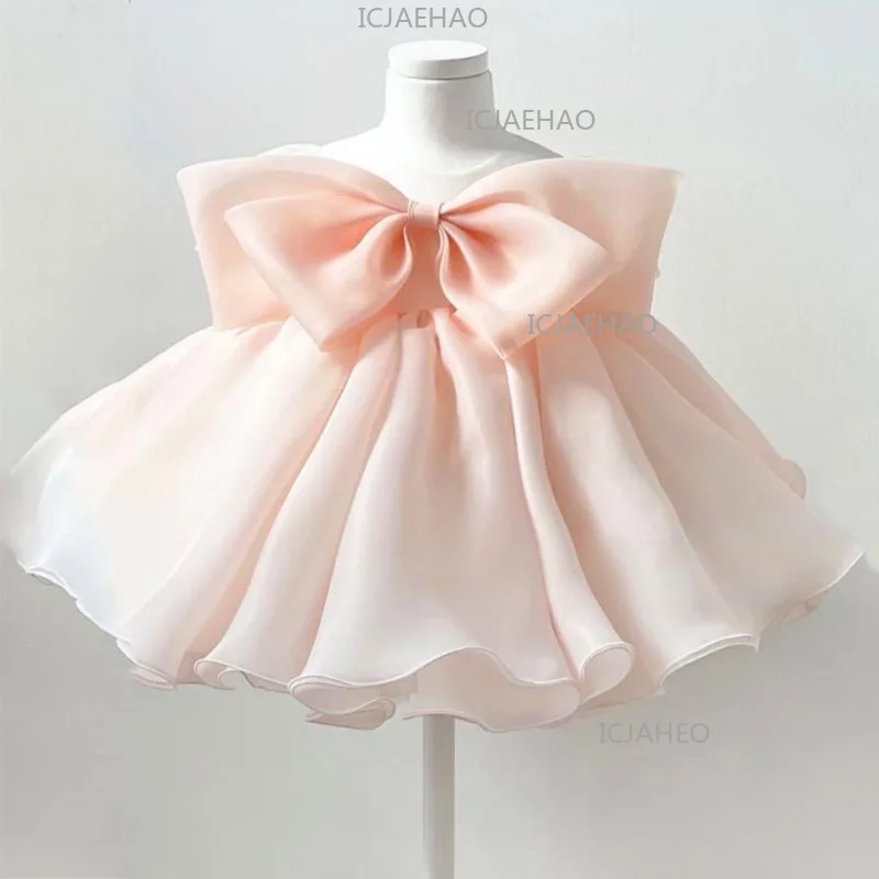 2026 New Kids Girls Princess Dress Costume Children Pageant Gown Toddler Birthday Party Flower Girl Performance Dresses Outfit