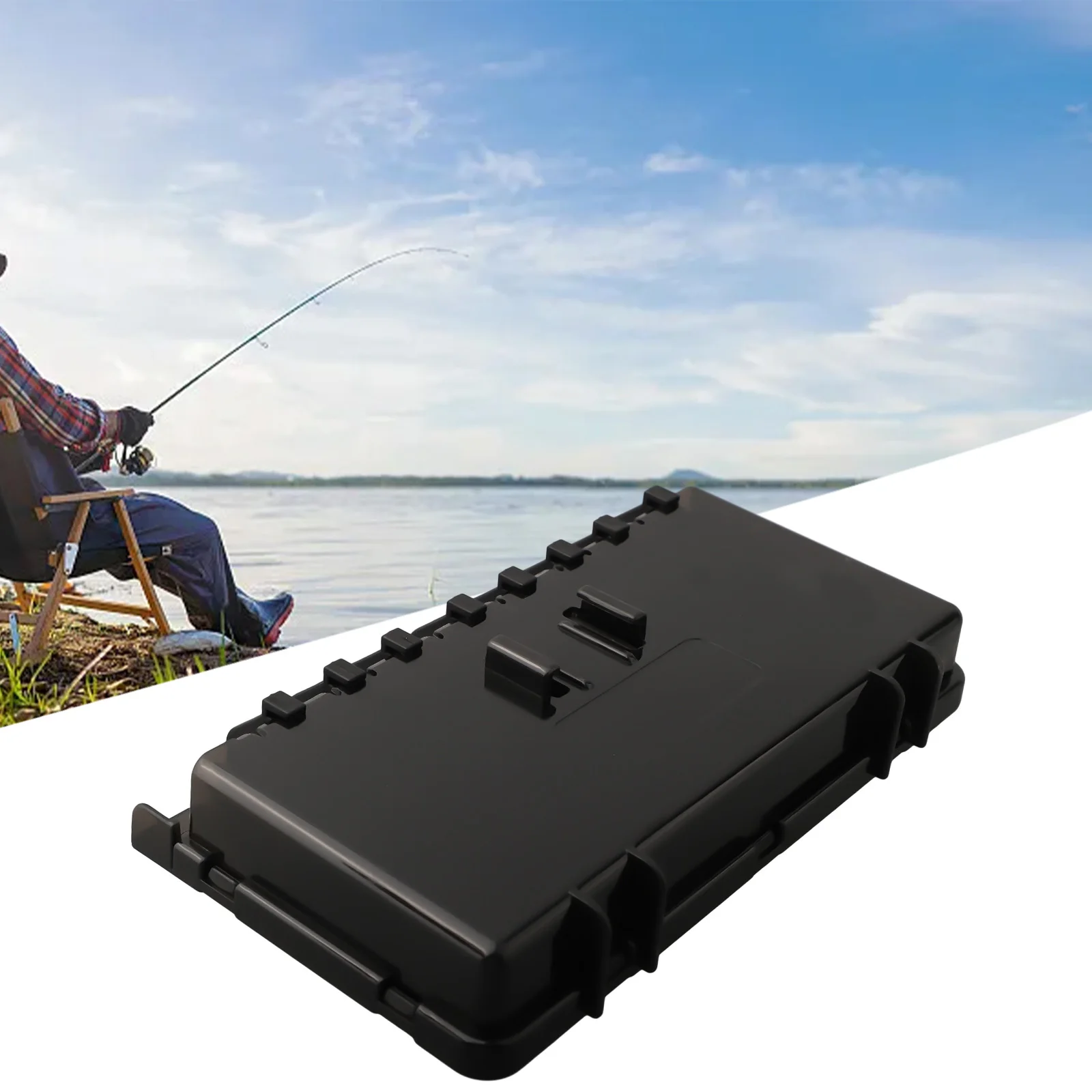 High Quality Fishing Bait Holder Bait Box Raft Accessory Inserted Lure Case Parts Plastic Replacement Vertical