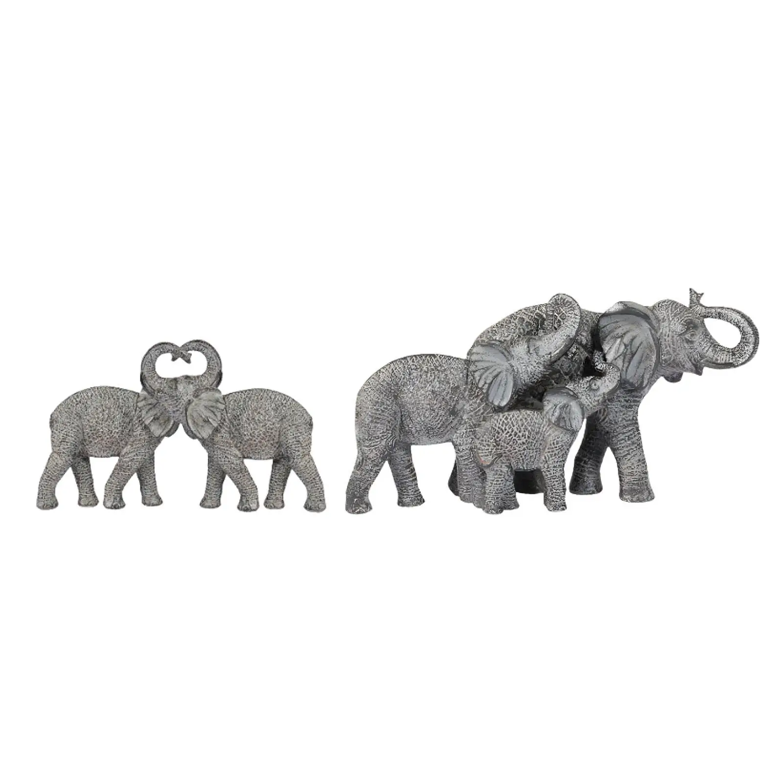 

Lovely Elephant Statues Table Decoration Lightweight Multifunctional Table Decoration Creative Elephant Figurines for Bookshelf