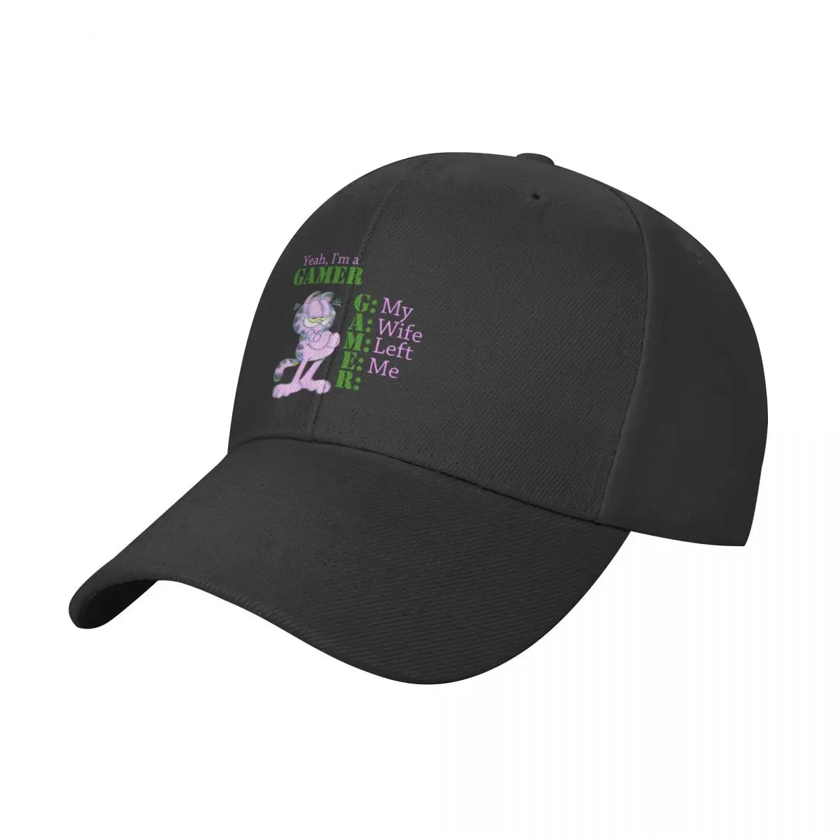 Yeah, I'm a GAMER-the cat Baseball Cap Golf cute For Women 2024 Men's