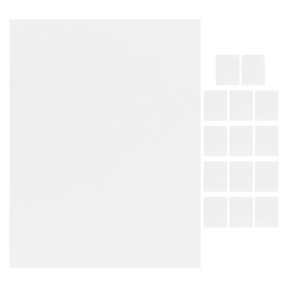 15 Pcs Transparent Film A4 Printable Clear Vinyl Sticker Transfer Dtf Compatible Photo