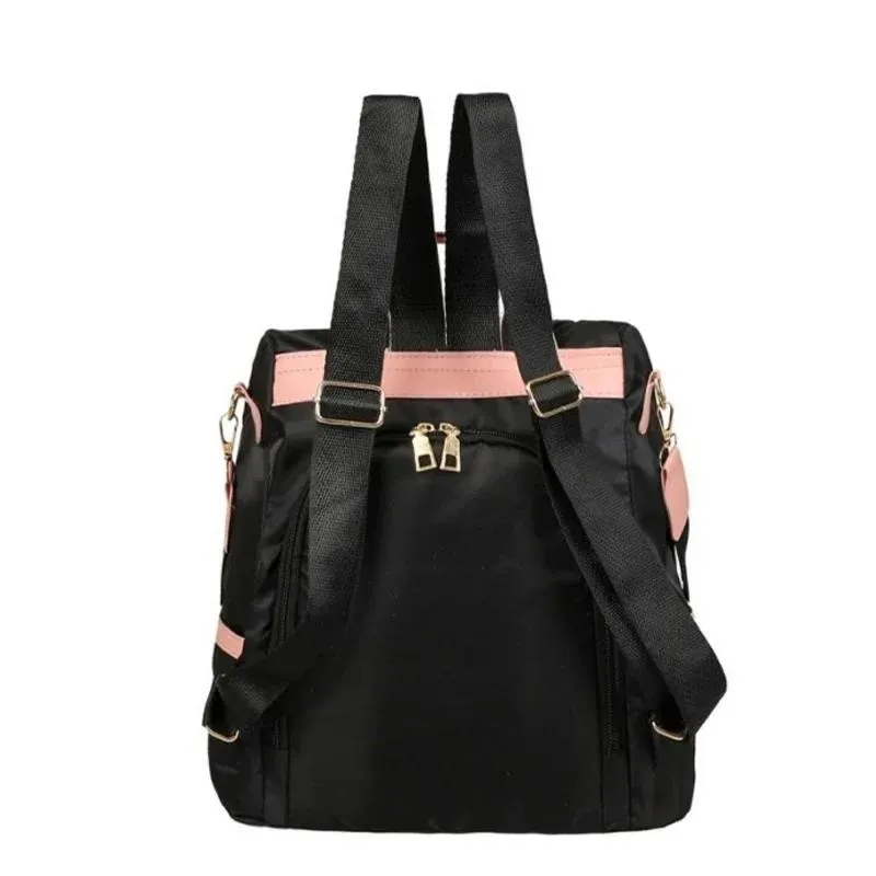 حار بيع الأزياء المضادة للسرقة على ظهره للنساء حقائب مدرسية عادية مع قلادة فتاة حقيبة كتف السفر الفتيات الحقائب المدرسية