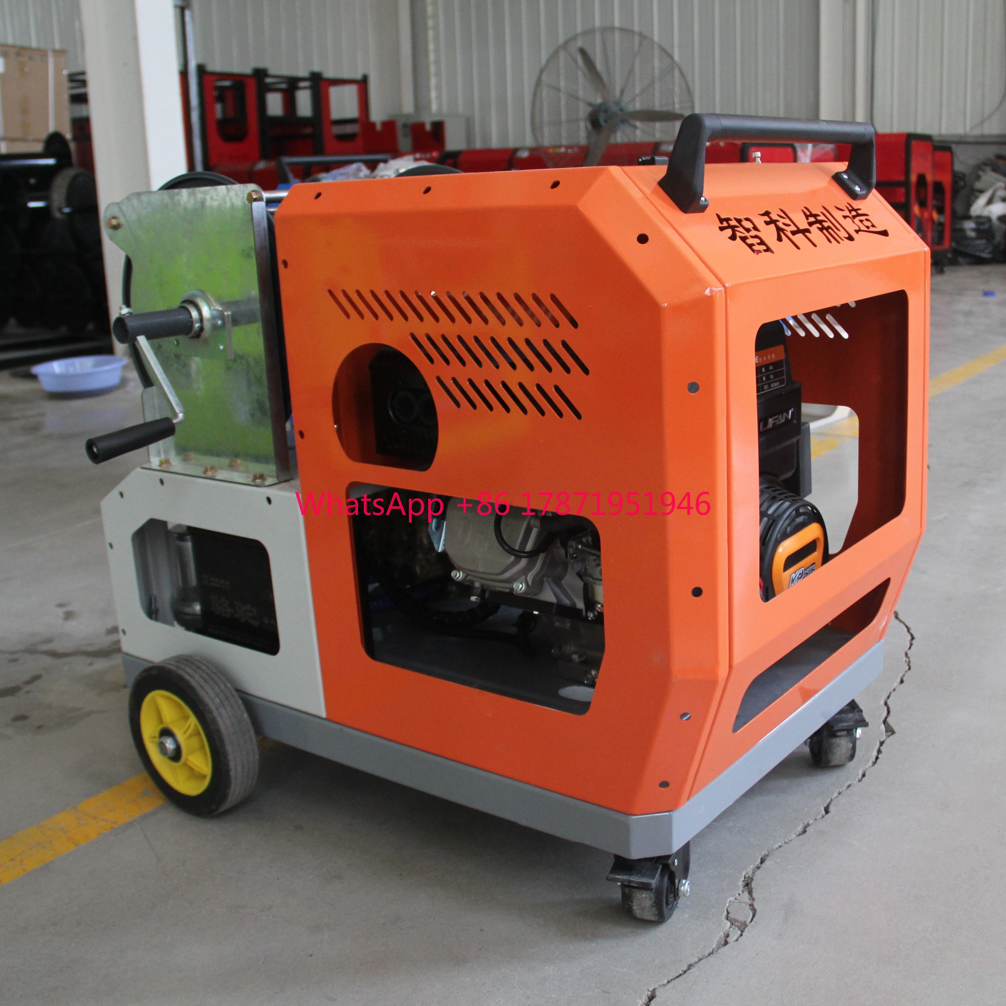 Botuo pump, diesel engine, high-power, high-quality, portable,  high-pressure sewer spray gun cleaning machine