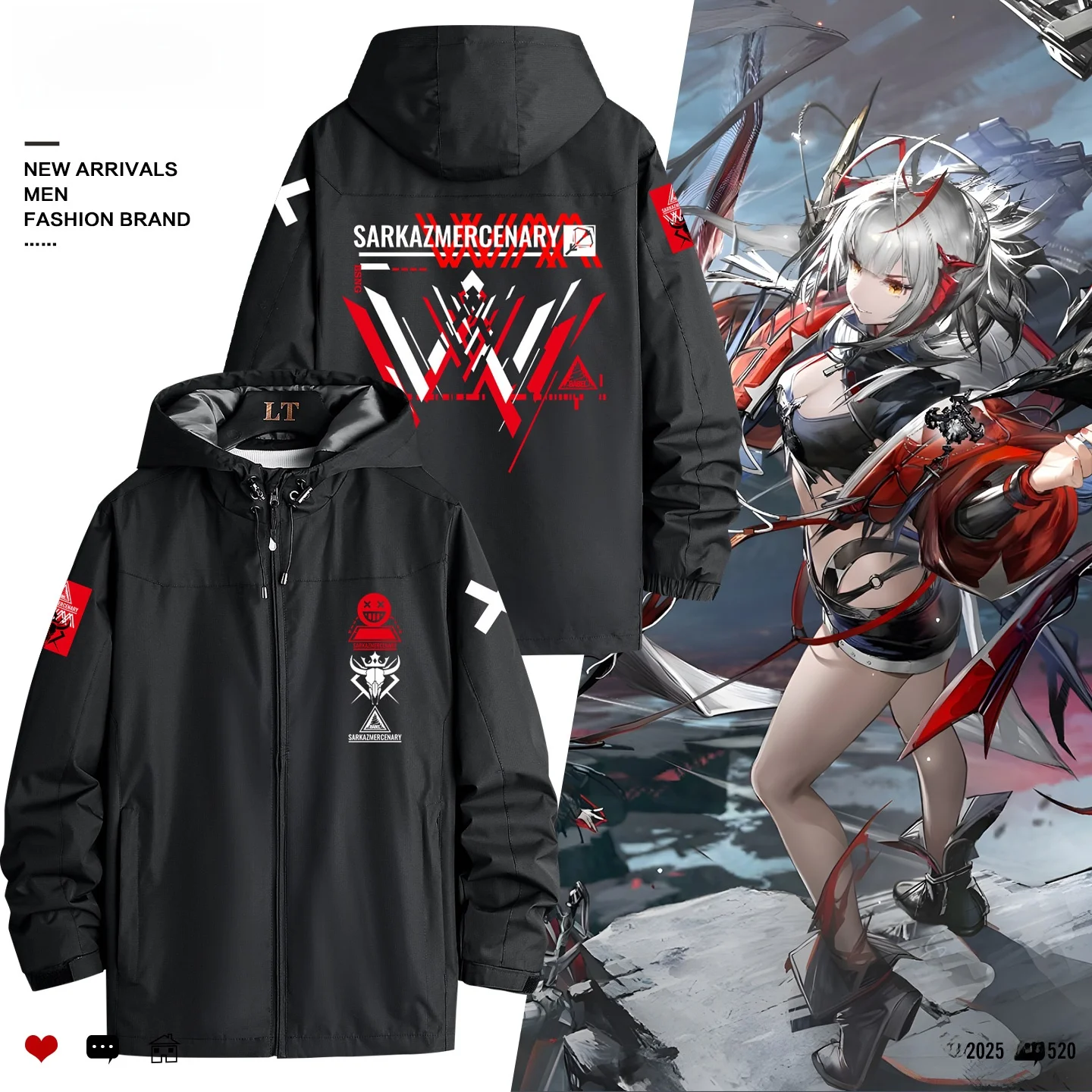 

Теплая куртка для косплея Game Rooster Crew Members Ves Del Vezel Fem And M Sles, б/у, ex Jaet