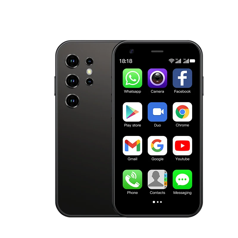 Mini24 3,0-inch Android Mini Smartphone 3GB RAM 32GB ROM Dual SIM Dual Standby 3G Mobiele Telefoon Google Play Store - afbeelding 1