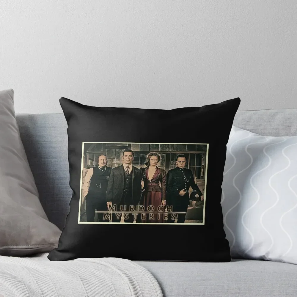 Murdoch Mysteries Dramatic Print Throw Pillow Sofa Cushion Sofa Cushion Cover Decorative Cushions For Luxury Sofa pillow