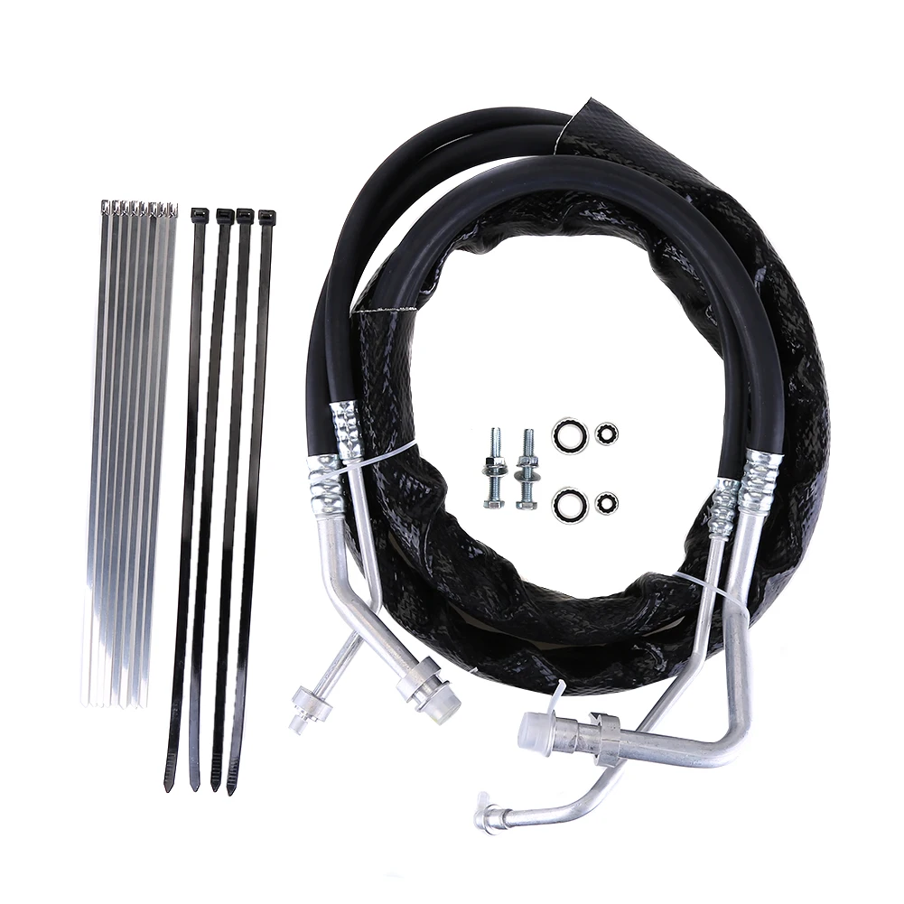 C68100 Rear Aux AC Lines Hoses Compatible for 2012-2019 Caravan Chrysler Town Country