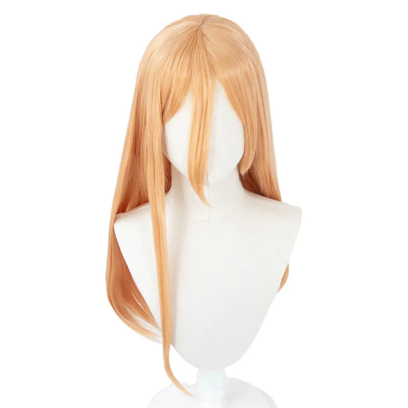 Parrucche Cosplay ND Power Parrucchino Motosega Uomo Anime Cosplay Parrucche per capelli biondi per Comic Con Coser Festa in costume Resistente al calore