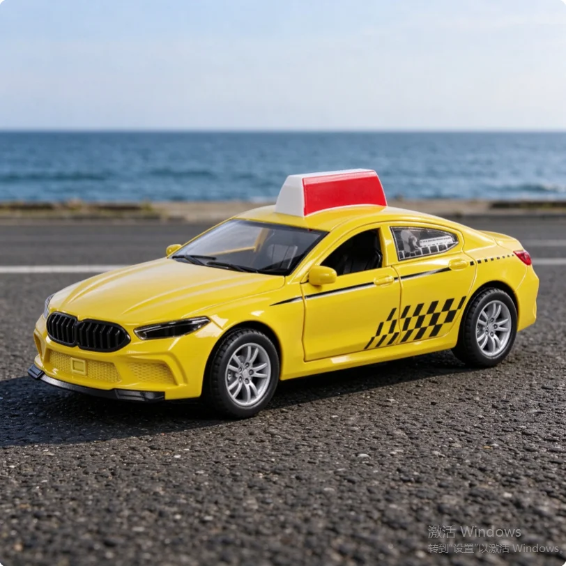 Simulation 1:32 Chongqing taxi 2 door opening alloy car merchandise model toy wholesale Alloy diacast cast car model rebound toy