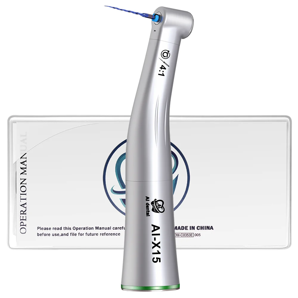 Dental contra angle handpiece 1:5/1:1/4:1/16:1 low speed hand piece single water spray E-type connector without fiber optic