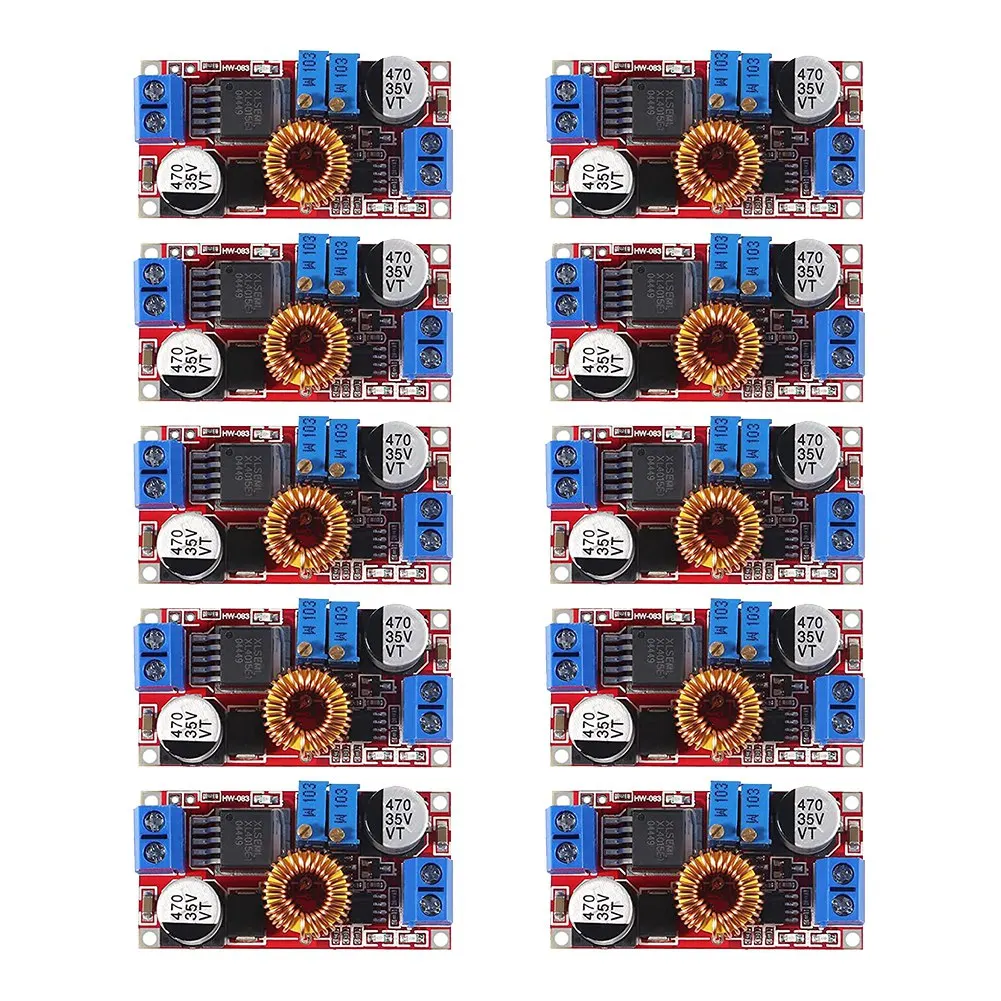 

10PCS XL4015 E1 5A DC to DC CC CV Lithium Battery Step Down Charging Board XL4015E1 Adjustable Buck Power Converter