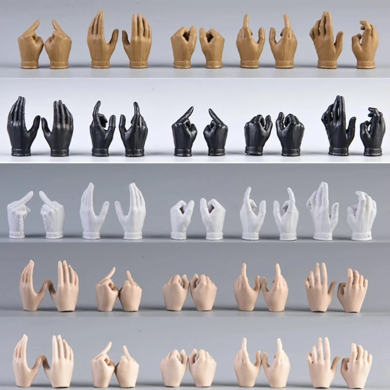 VSTOYS 19XG55 56 57 1:6 Scale Female Hands Gloves Hand Types Gesture Figure Accessory For 12 Inch PH/TBleague Action Figure Body