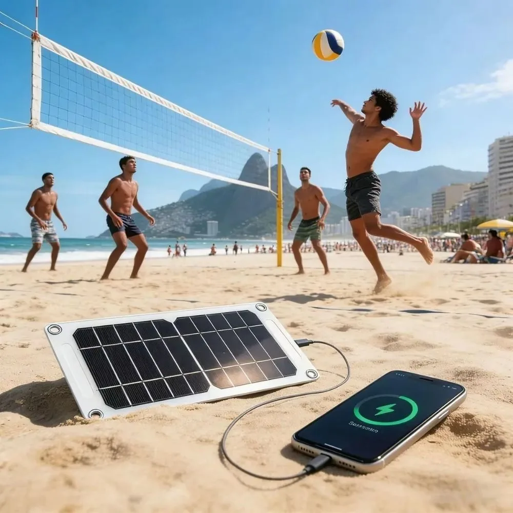 5V USB Solar Charger Panel with USB Output Versatile Power Source Portable Solar System High Efficiency Durable