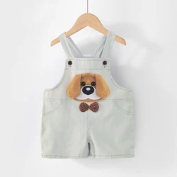 IENENS Summer Kids Baby Boys Jumper Pants Denim Shorts Jeans Overalls Toddler Infant Girl Playsuit Clothes Clothing Trousers