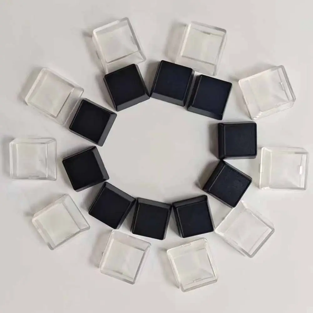10/pcs Transparent Keycaps Double-layer Keycaps Removable Paper Clips Custom MX Switch Relegendable Keycap Shell Protection