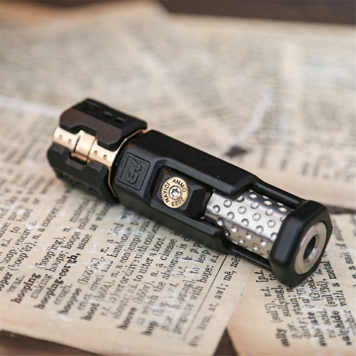 ABQR mousquetons boulon Fidget Spinner-EDC curseur haptique métal TDAH soulagement du Stress jouet bureau bureau adulte outil de Fidgeting
